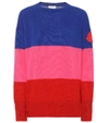 MONCLER STRIPED CASHMERE SWEATER,P00368178