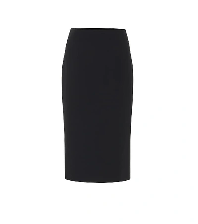 Alexander Mcqueen Midi Skirt In Black