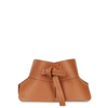 LOEWE Obi brown leather waist belt