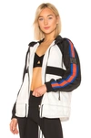 P.E NATION P.E NATION BLOCK OUT JACKET IN WHITE.,PENR-WO7