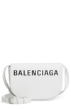 BALENCIAGA EXTRA SMALL VILLE CALFSKIN SADDLE BAG - WHITE,5506390OTD3