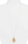 ANNA BECK REVERSIBLE BEADED MARQUISE PENDANT NECKLACE,4004N-TWT