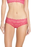 B.TEMPT'D BY WACOAL 'LACE KISS' HIPSTER BRIEFS,978282