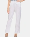 VINCE CAMUTO WOMEN'S LINEN DRAWSTRING WIDE LEG PANTS