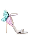 SOPHIA WEBSTER Chiara Butterfly Metallic Leather Sandals