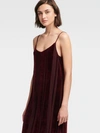 DONNA KARAN DKNY WOMEN'S STRIPED VELOUR SLIP DRESS -,73263741
