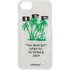 OFF-WHITE OFF-WHITE TRANSPARENT AND GREEN OFF-WHITE ISLAND IPHONE 8 CASE