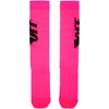 OFF-WHITE OFF-WHITE PINK WINGS SOCKS