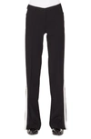 AKRIS PUNTO MIKKA SIDE STRIPE WOOL PANTS,324298018063