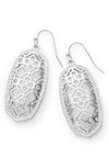 KENDRA SCOTT ELLE FILIGREE DROP EARRINGS,E1017RHD