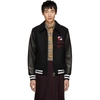 BURBERRY BURBERRY BLACK CHEQUER STOCKBRIDGE BOMBER JACKET