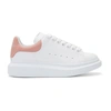 ALEXANDER MCQUEEN ALEXANDER MCQUEEN WHITE AND PINK OVERSIZED SNEAKERS