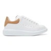 Alexander Mcqueen Cappuccino Detail Chunky Leather Sneakers In 9864 Whtcap