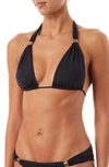 Melissa Odabash Grenada String Bikini Top In Black