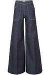 BURBERRY HIGH-RISE WIDE-LEG JEANS,3074457345619794626
