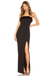 LIKELY LIKELY PRESELY GOWN IN BLACK.,LIKR-WD319