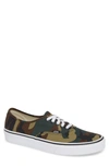 Vans 'authentic' Sneaker In Black / Woodland