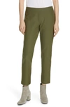 EILEEN FISHER STRETCH CREPE ANKLE PANTS,F6TK-P0696M