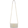 MARC JACOBS MARC JACOBS BEIGE AND OFF-WHITE CHAIN WALLET BAG