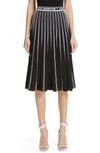 OFF-WHITE PLEATED KNIT SKIRT,OWHL003R19C980571000