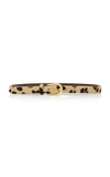 ANDERSON'S ANIMAL-PRINT LEATHER BELT,693555