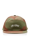 OFF-WHITE EMBROIDERED CAMOUFLAGE COTTON-CANVAS BASEBALL CAP,OMLB014R19C040269901