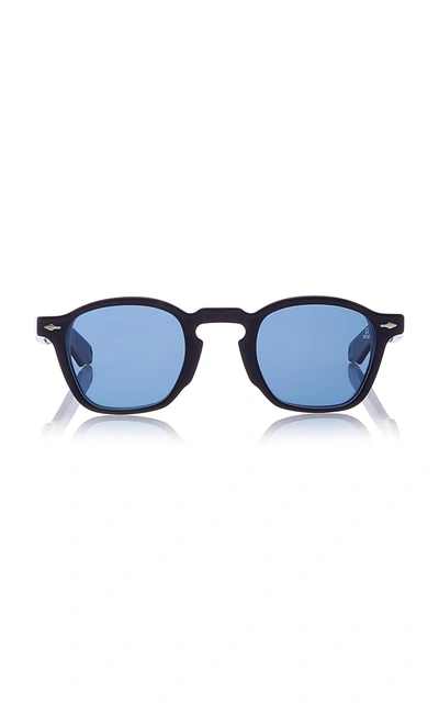 Jacques Marie Mage Zephirin Round-frame Acetate Sunglasses In Black