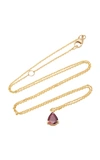 YI COLLECTION 18K GOLD RUBY NECKLACE,710810