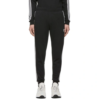 Adidas Originals Black 3-stripes Track Pants