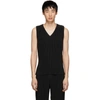 ISSEY MIYAKE Black Pleated Tank Top