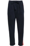 CHINTI & PARKER CHINTI AND PARKER WOMAN COTTON-JERSEY TAPERED PANTS NAVY,3074457345619856428