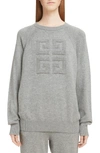 GIVENCHY EMBOSSED LOGO CASHMERE SWEATER,BW903Q4Z31