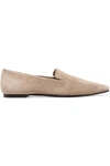 THE ROW Minimal suede loafers