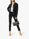 Givenchy Panel Detail Split Hem Jeans In Black