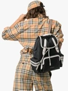 BURBERRY BURBERRY THE MEDIUM RUCKSACK IN TECHNICAL NYLON AND LEATHER,408012212975143