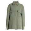 TOMCSANYI Skala Wool Shirt Jacket Lido Green