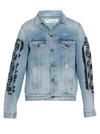 OFF-WHITE SLIM DENIM JACKET,10784816