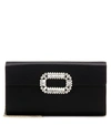 ROGER VIVIER EVENING ENVELOPE SATIN CLUTCH,P00206030