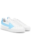 OFF-WHITE Leather trainers,P00356171