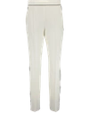 ETRO BLACK PIPING SIDE ZIP PANT