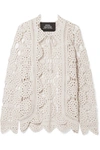 MARC JACOBS CROCHETED COTTON CARDIGAN