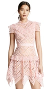 SELF-PORTRAIT ABSTRACT TRIANGLE LACE DRESS