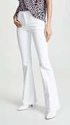 FRAME LE HIGH FLARE JEANS BLANC,FRAME31090