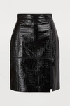 MSGM FAUX CROC SKIRT,2641MDD10 195101 99