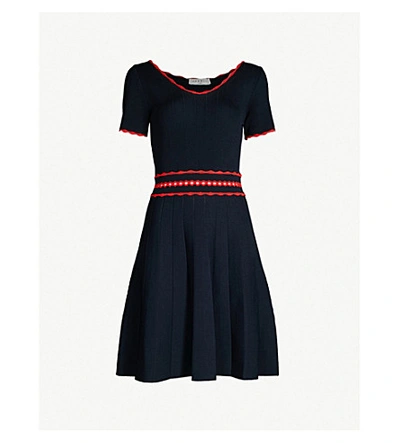luiza botto tricot knit maxi dress Kuta Maxi Dress in Blue main image 0