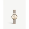 EMPORIO ARMANI AR11129 KAPPA GOLD-TONED STAINLESS STEEL AND DIAMANTE WATCH,759-10001-AR11129
