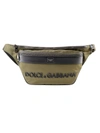 DOLCE & GABBANA LOGO EMBOSSED BELT BAG,10784931