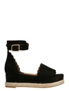 CHLOÉ LAUREN WEDGE SANDALS,10785001