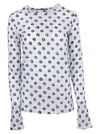 PROENZA SCHOULER FLORAL DOT TOP,10785329