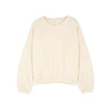 AMERICAN VINTAGE KINOUBA OFF-WHITE COTTON SWEATSHIRT